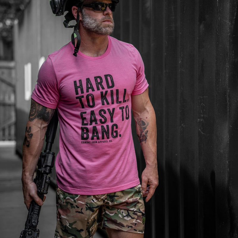 Load image into Gallery viewer, Hard to Kill. Easy to Bang. Men's T-Shirt
