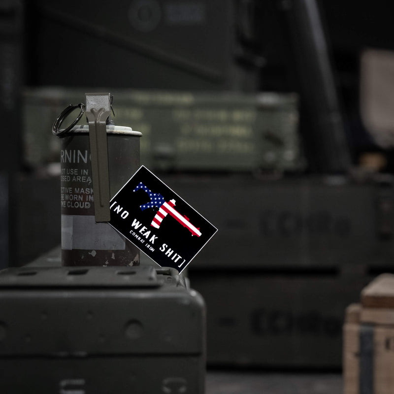 Load image into Gallery viewer, No Weak Shit USA Decal
