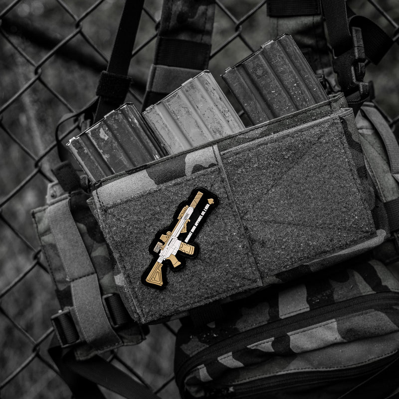 Load image into Gallery viewer, Long Range Pew Pew Rifle Pvc Patch
