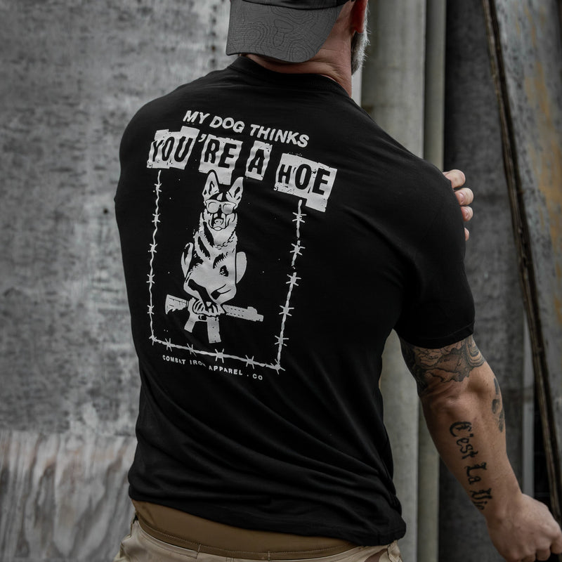 Load image into Gallery viewer, My Dog Thinks You're A Hoe Men's T-Shirt
