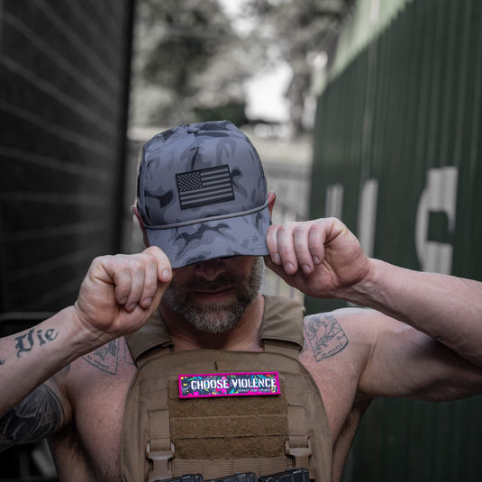 American Flag PVC Patch Waterproof Weekender Snapback