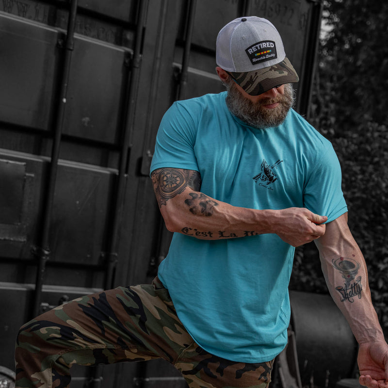 Load image into Gallery viewer, Retired Hoochie Daddy Ribbons Patch Original Ripstop Snapback Hat
