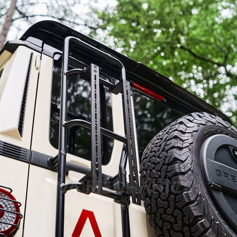 Load image into Gallery viewer, INEOS Grenadier: Ladder-Mounted Accessory Carrier – Modular Gear Mount, Gen 2
