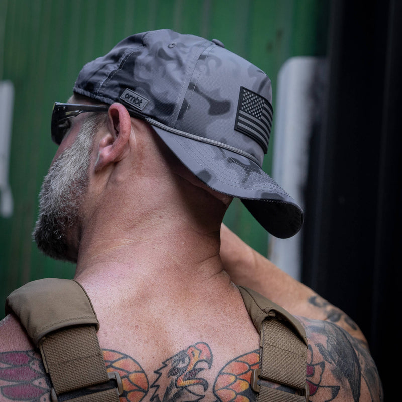 Load image into Gallery viewer, American Flag PVC Patch Waterproof Weekender Snapback
