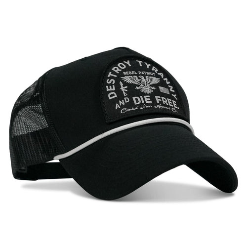 Destroy Tyranny and Die Free Patch Rope Snapback Hat