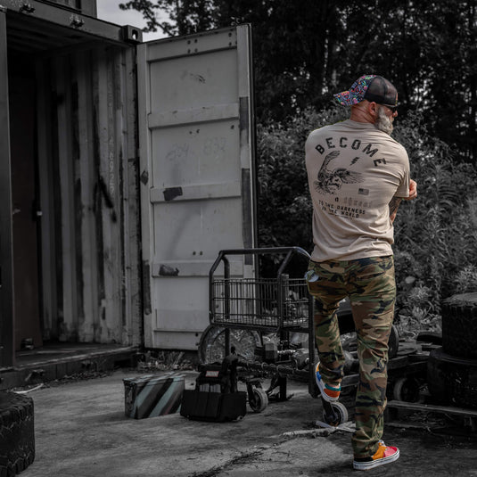 Become A Threat To The Darkness Men's T-Shirt