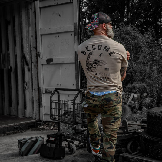 Become A Threat To The Darkness Men's T-Shirt