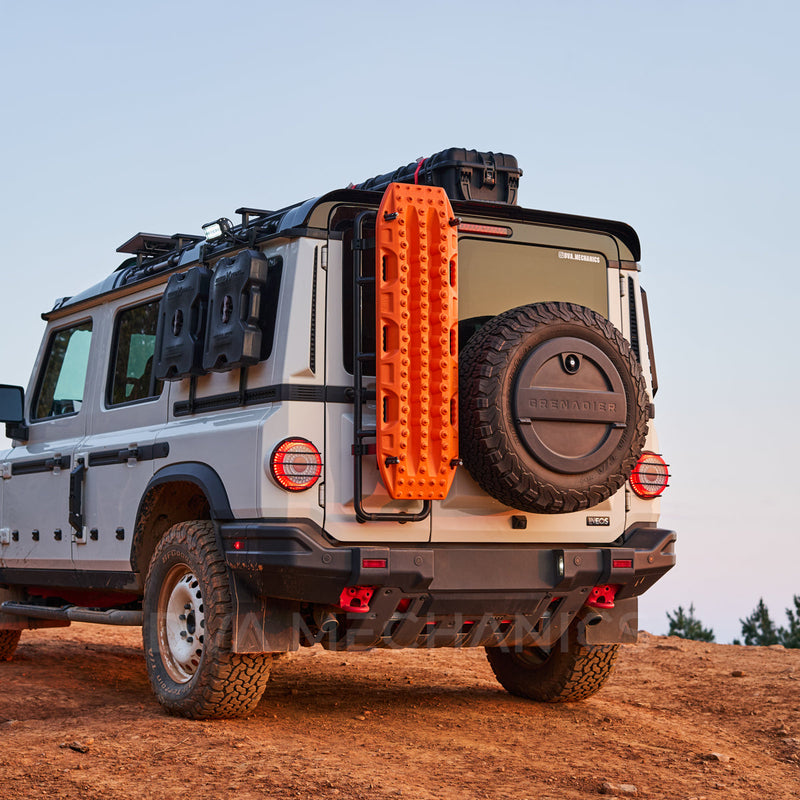 Load image into Gallery viewer, INEOS Grenadier: Ladder-Mounted Recovery Board Carrier – MaxTrax MKII &amp; Lite
