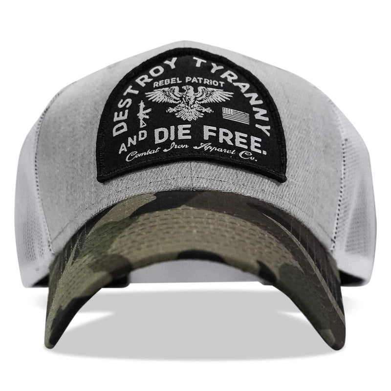 Load image into Gallery viewer, Destroy Tyranny and Die Free Patch Snapback
