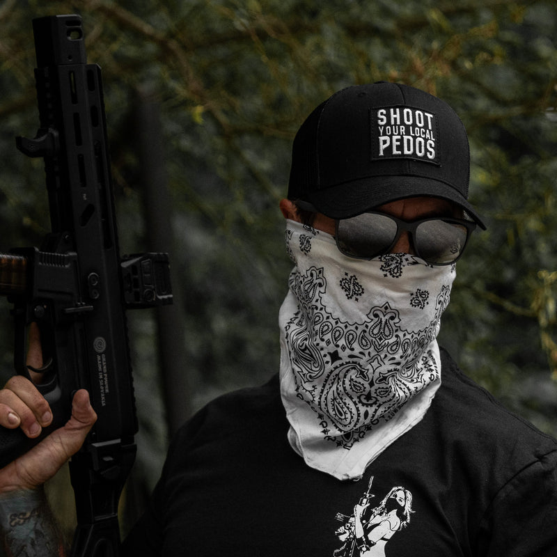 Load image into Gallery viewer, Shoot Your Local Pedos Patch Snapback
