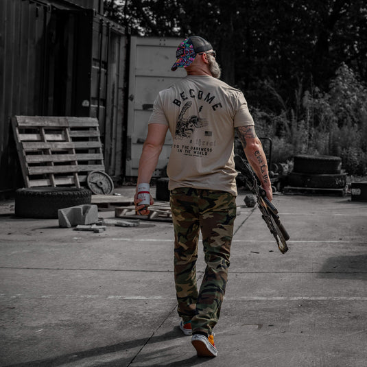 Become A Threat To The Darkness Men's T-Shirt