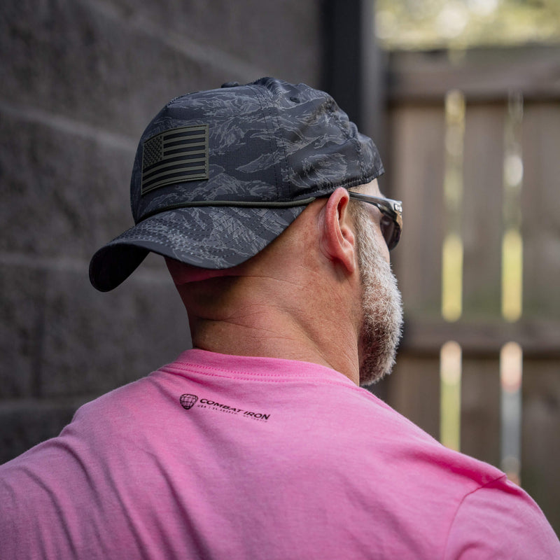 Load image into Gallery viewer, American Flag PVC Patch Waterproof Weekender Snapback
