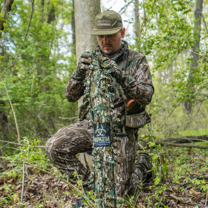 Load image into Gallery viewer, Hunting Blind - Mossy Oak Greenleaf 3D Leafy
