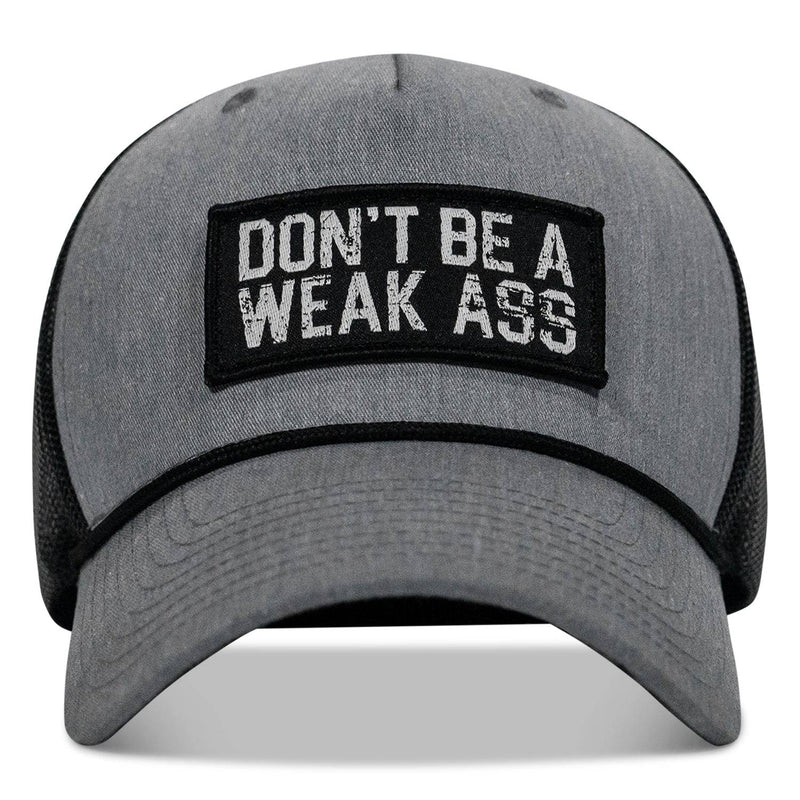 Load image into Gallery viewer, Don&#39;t Be A Weak Ass Patch Rope Snapback
