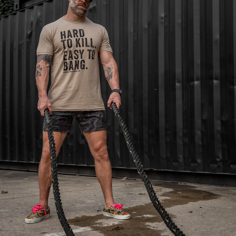 Load image into Gallery viewer, Hard to Kill. Easy to Bang. Men's T-Shirt
