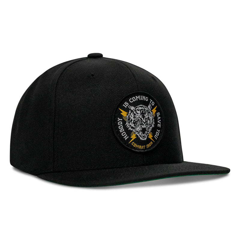 Load image into Gallery viewer, Nobody Is Coming To Save You FlatBill SnapBack Hat
