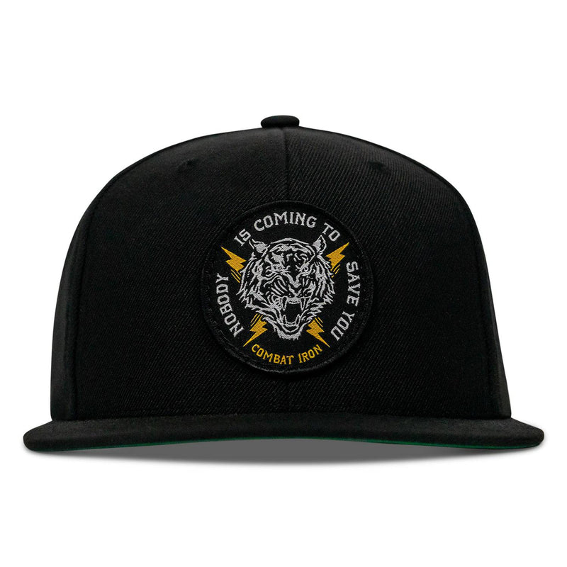 Load image into Gallery viewer, Nobody Is Coming To Save You FlatBill SnapBack Hat
