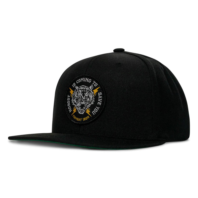 Load image into Gallery viewer, Nobody Is Coming To Save You FlatBill SnapBack Hat
