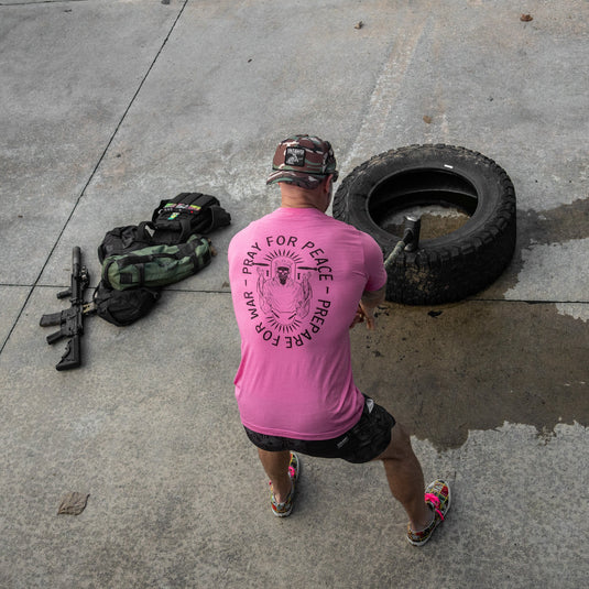 Pray For Peace. Prepare For War. Men's T-Shirt