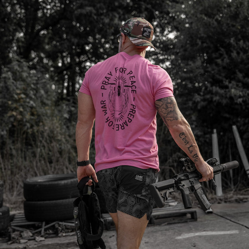 Load image into Gallery viewer, Pray For Peace. Prepare For War. Men&#39;s T-Shirt
