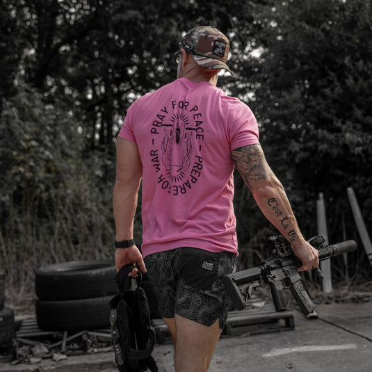 Pray For Peace. Prepare For War. Men's T-Shirt