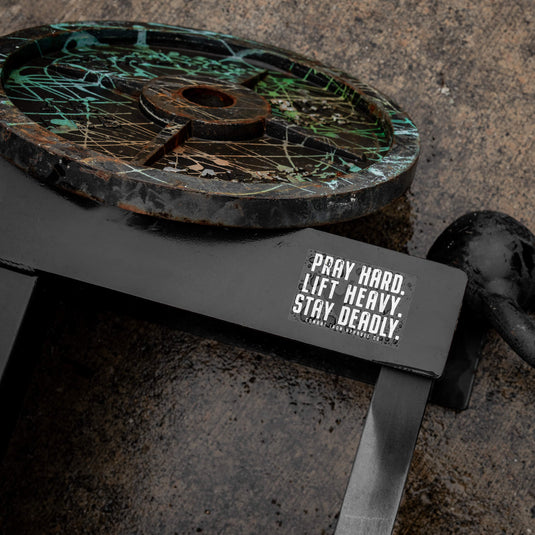 Pray Hard. Life Heavy. Stay Deadly. Decal