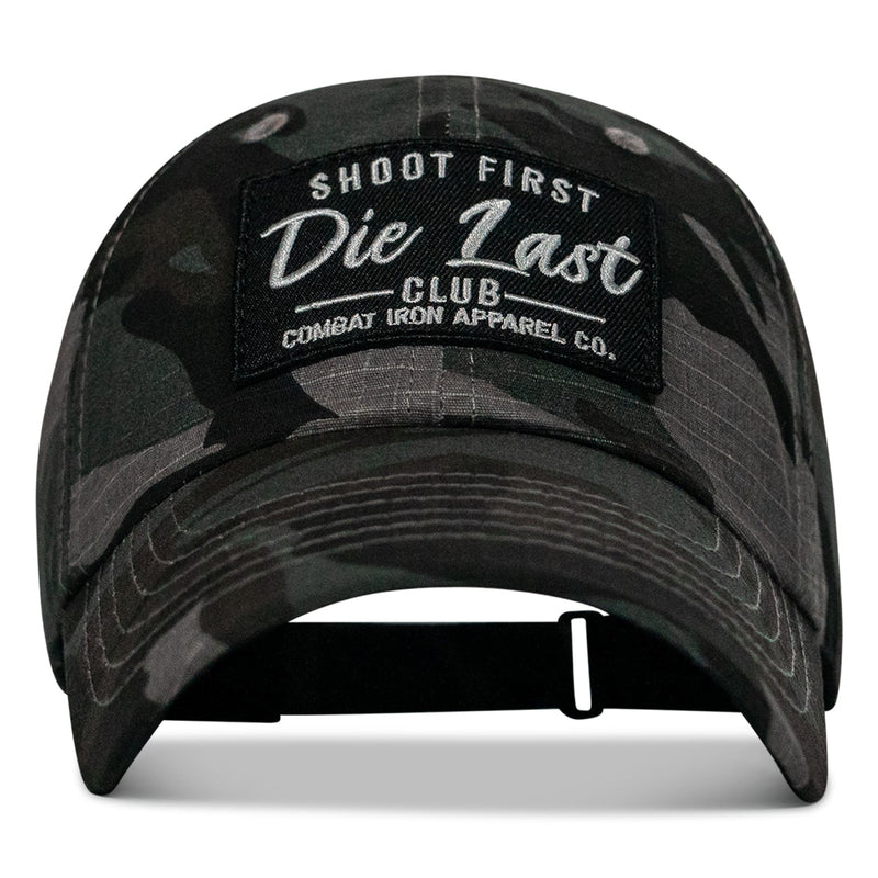 Load image into Gallery viewer, Shoot First. Die Last. Club Patch Low Profile Ripstop Flex Hat
