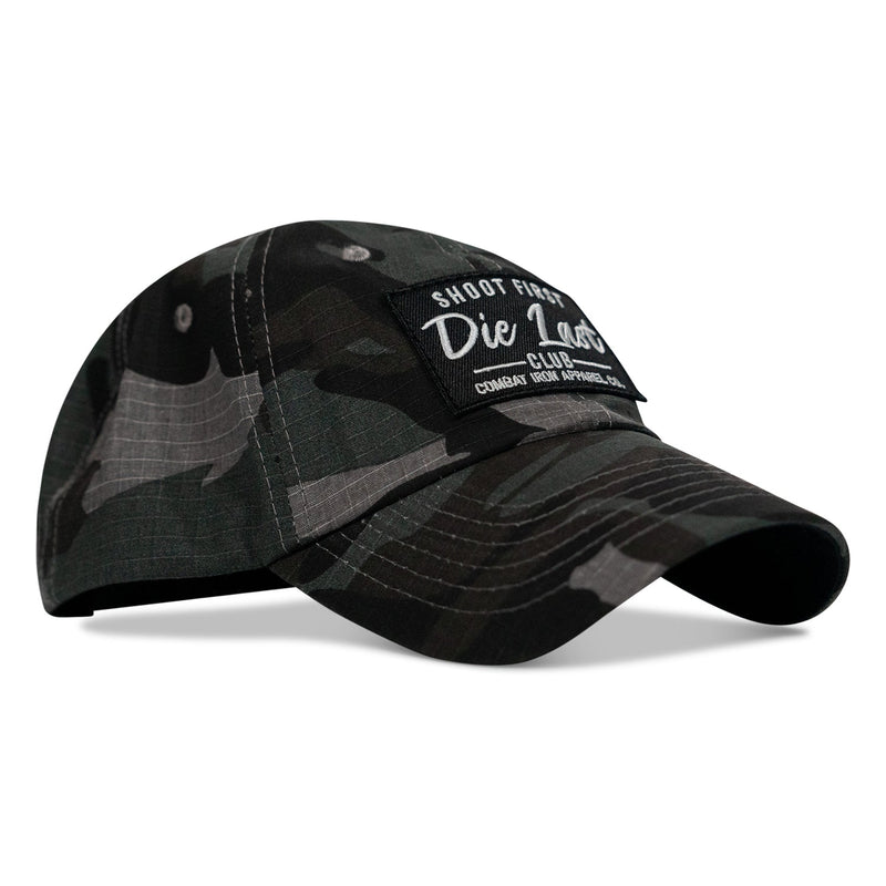 Load image into Gallery viewer, Shoot First. Die Last. Club Patch Low Profile Ripstop Flex Hat
