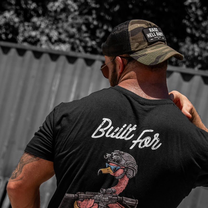 Load image into Gallery viewer, Raise Hell Baby Patch Tactical Ripstop Mesh Snapback Hat
