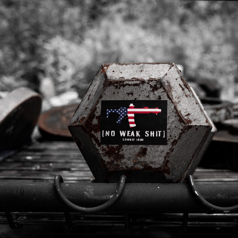Load image into Gallery viewer, No Weak Shit USA Decal
