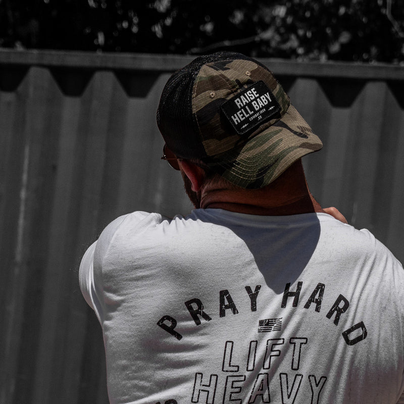 Load image into Gallery viewer, Raise Hell Baby Patch Tactical Ripstop Mesh Snapback Hat
