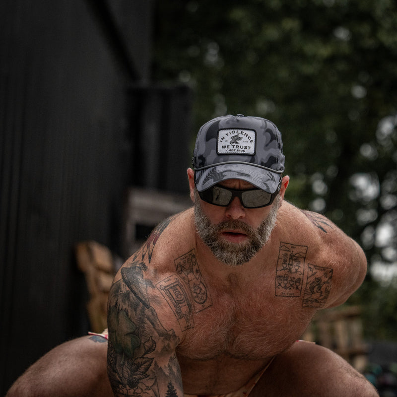 Load image into Gallery viewer, In Violence We Trust Patch Weekender Snapback
