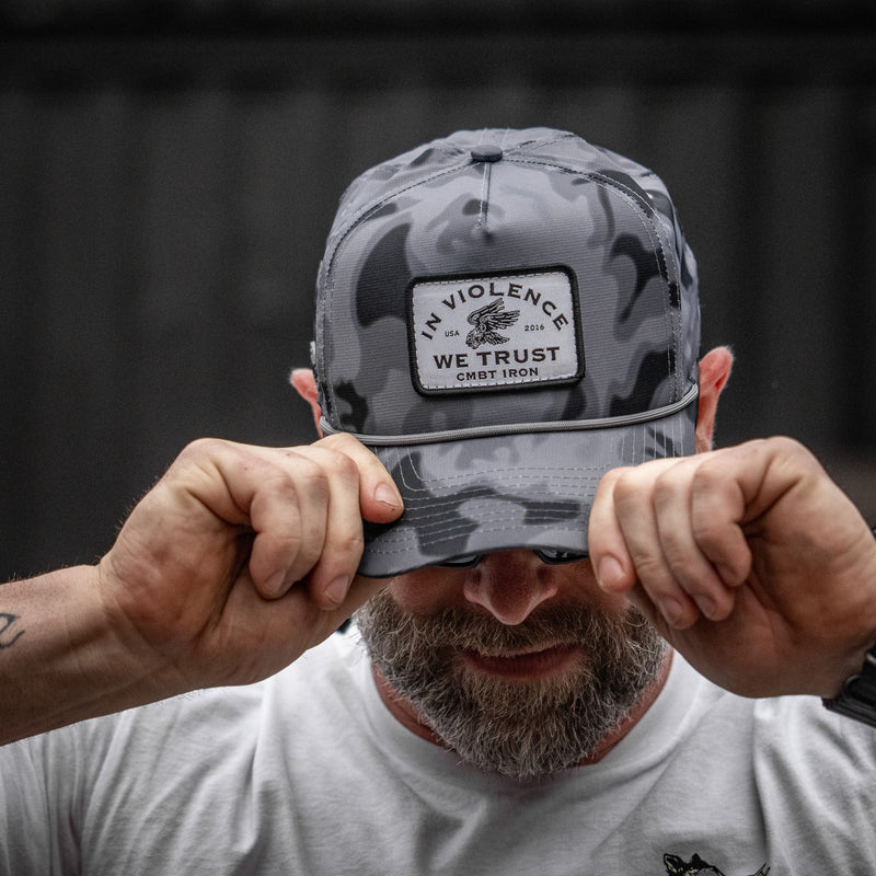 Load image into Gallery viewer, In Violence We Trust Patch Weekender Snapback

