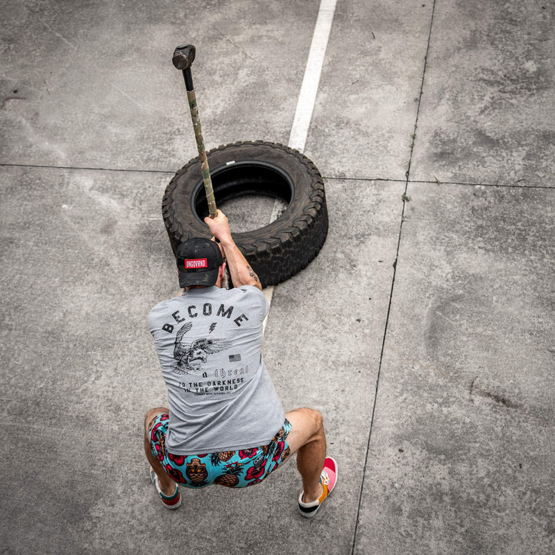 Load image into Gallery viewer, Become A Threat To The Darkness Men&#39;s T-Shirt
