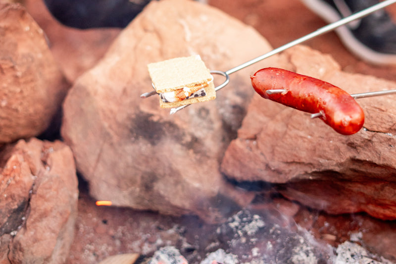 Load image into Gallery viewer, Telescoping Campfire Weenie Roasters - 4 Pack
