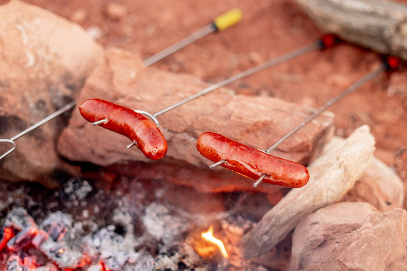 Load image into Gallery viewer, Telescoping Campfire Weenie Roasters - 4 Pack

