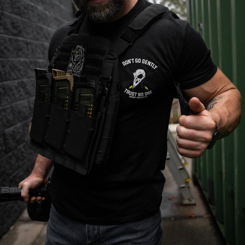 Load image into Gallery viewer, Don't Go Gently. Trust No One Men's T-Shirt
