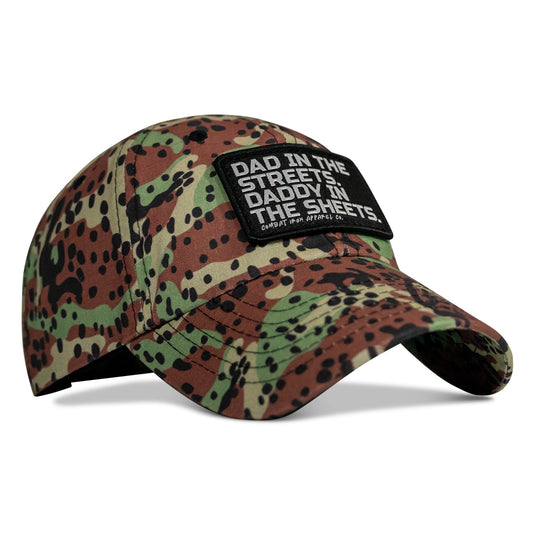 Dad in the Streets. Daddy in the Sheets. Patch RipStop Low Pro Hat