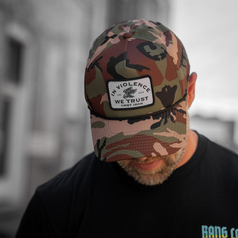 Load image into Gallery viewer, In Violence We Trust Patch Weekender Snapback

