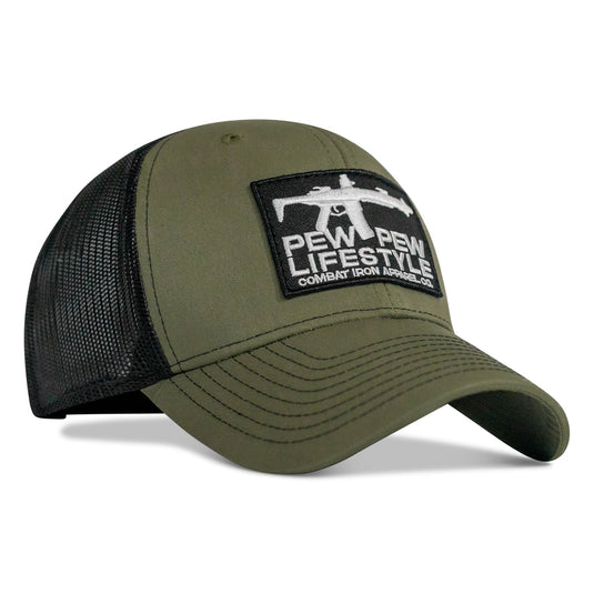 Pew Pew Lifestyle Patch Mid-Profile Snapback Hat