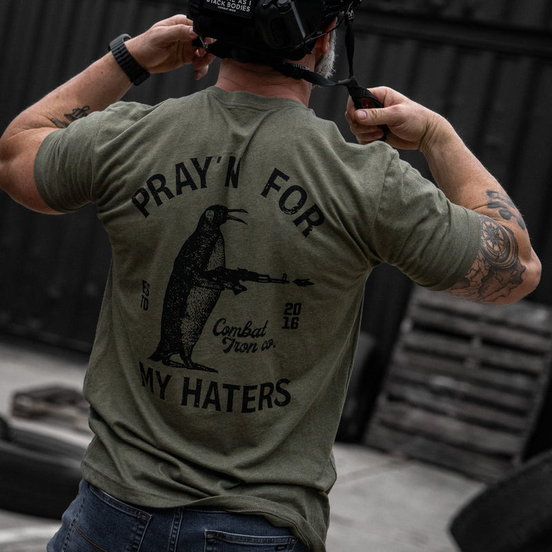 Load image into Gallery viewer, Pray'n For My Haters Men's T-Shirt
