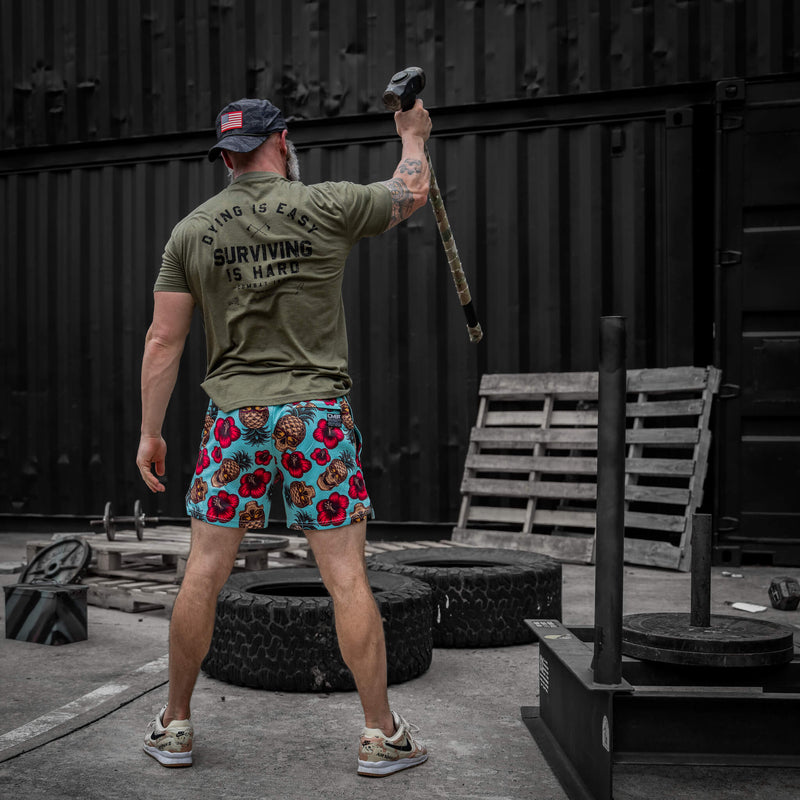 Load image into Gallery viewer, Dying is Easy. Surviving Is Hard Men&#39;s T-Shirt
