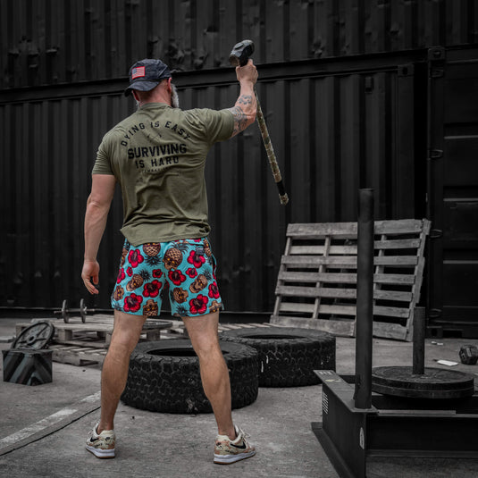 Dying is Easy. Surviving Is Hard Men's T-Shirt