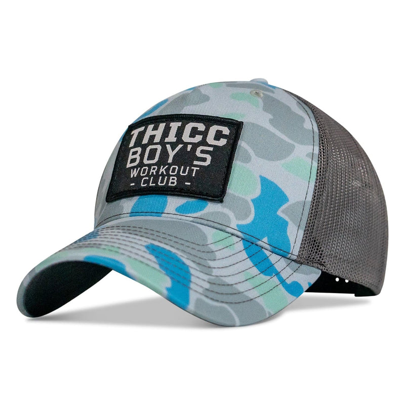 Load image into Gallery viewer, Thicc Boys Workout Patch Snapback Hat
