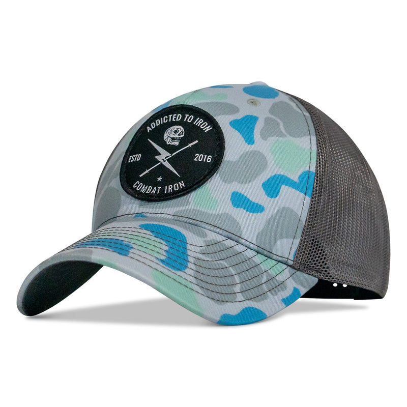 Load image into Gallery viewer, Addicted To Iron Patch Snapback Hat
