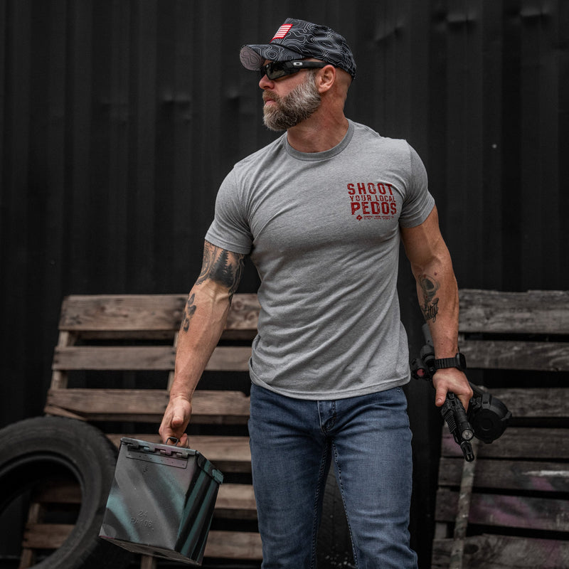 Load image into Gallery viewer, Shoot Your Local Pedos Men&#39;s T-Shirt
