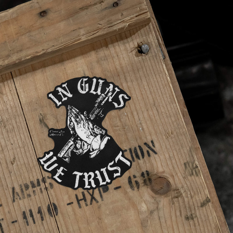 Load image into Gallery viewer, In Guns We Trust Decal
