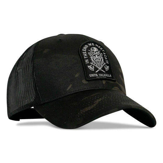In The End, We Meet Again - Until Valhalla Patch Snapback Hat