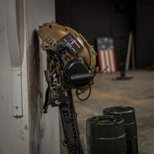 No Weak Shit American Flag Rifle PVC Patch