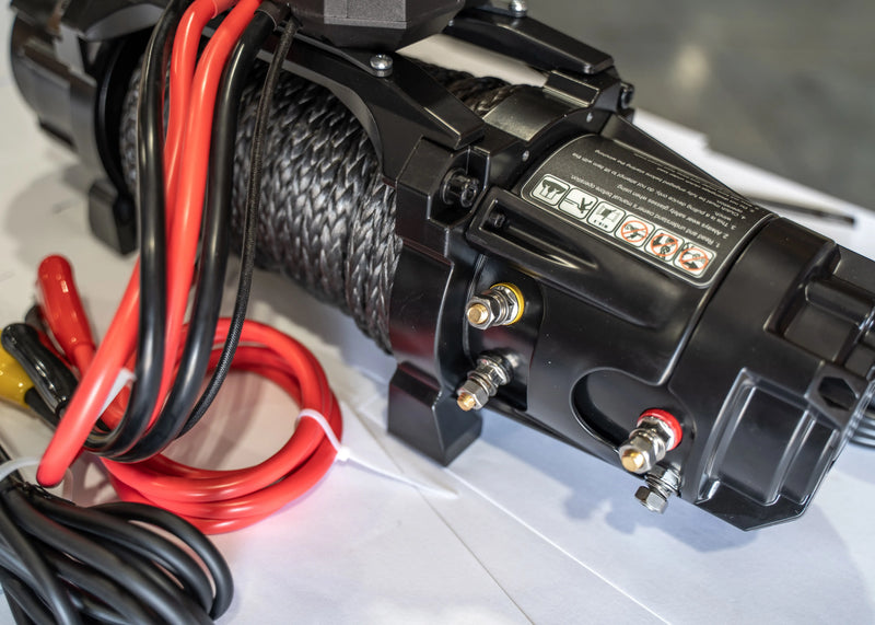 Load image into Gallery viewer, Backwoods Offroad Winch - 12,000lb w/ Synthetic Line
